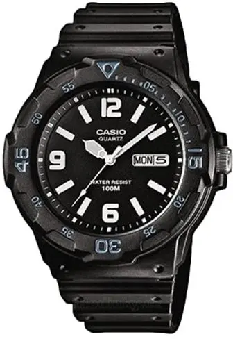 Casio Marine Sport Men's Black Dial Resin Band Watch - MRW-200H-1B2VDF