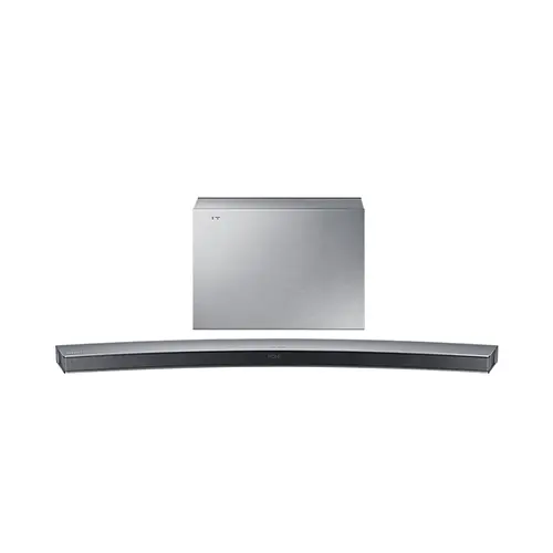 Wireless Multi Room Curved Sound Bar by Samsung , Wireless Subwoofer, Silver, HW-J6001