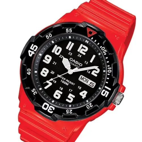Casio Standard Men's Black Dial Resin Band Watch - MRW-200HC-4BV