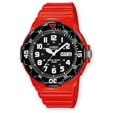 Casio Standard Men's Black Dial Resin Band Watch - MRW-200HC-4BV
