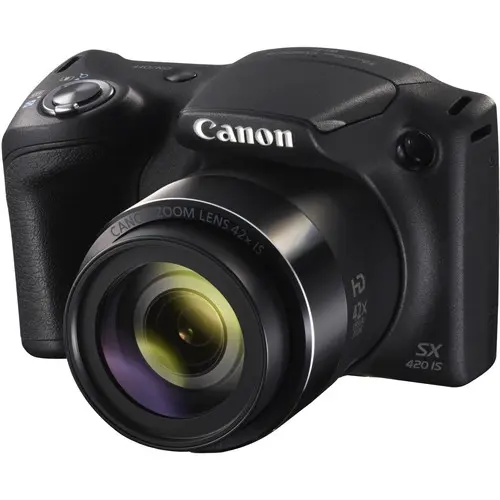 Canon Powershot SX420 IS - 20 MP Point and Shoot Camera, Black