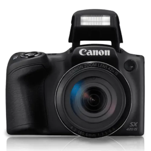 Canon Powershot SX420 IS - 20 MP Point and Shoot Camera, Black
