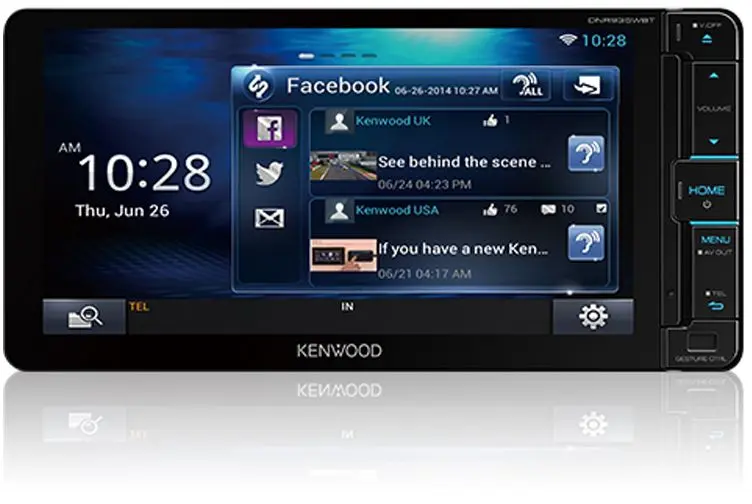 Kenwood Car DVD Player Navigation - DNR935WBTM