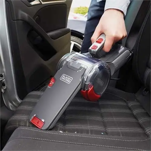 Black & Decker 12VDC Pivot Auto Vacuum - PV1200AV-B5