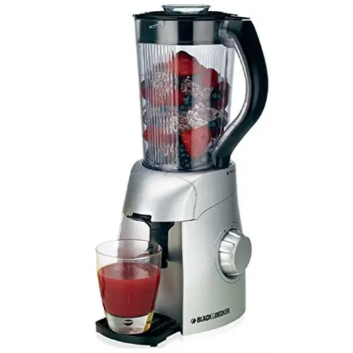 Black & Decker Blender and Smoothie Maker 450 Watts, Silver [BS600]