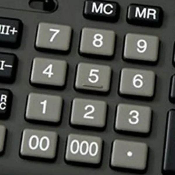 Citizen 14 Digit Black Calculator, CTZ SDC 640