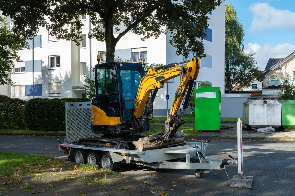 Excavator Towing