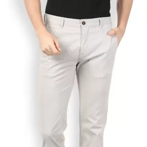 Arrow Sport Slim Fit Men's Beige Trousers