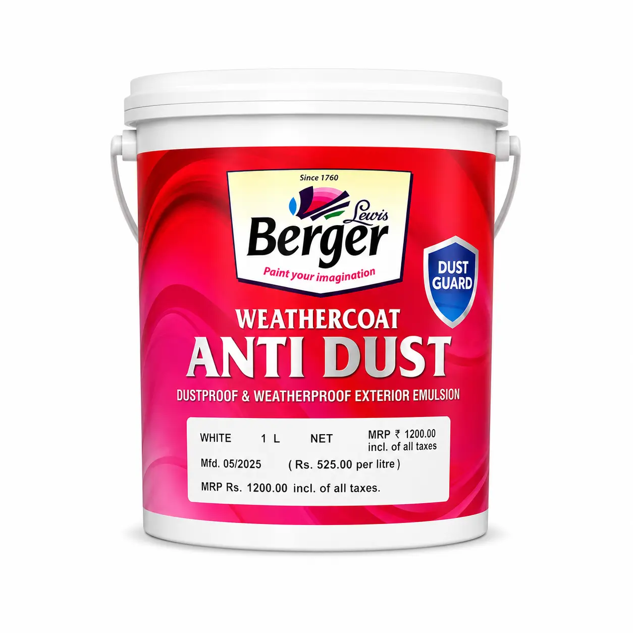 Berger WC Anti Dust Ext White- 1L