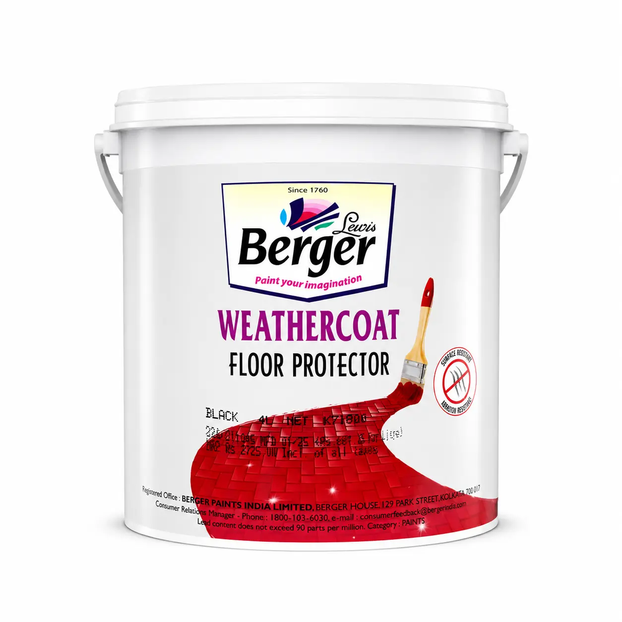 Berger Weathercoat Floor Protector Base 9L