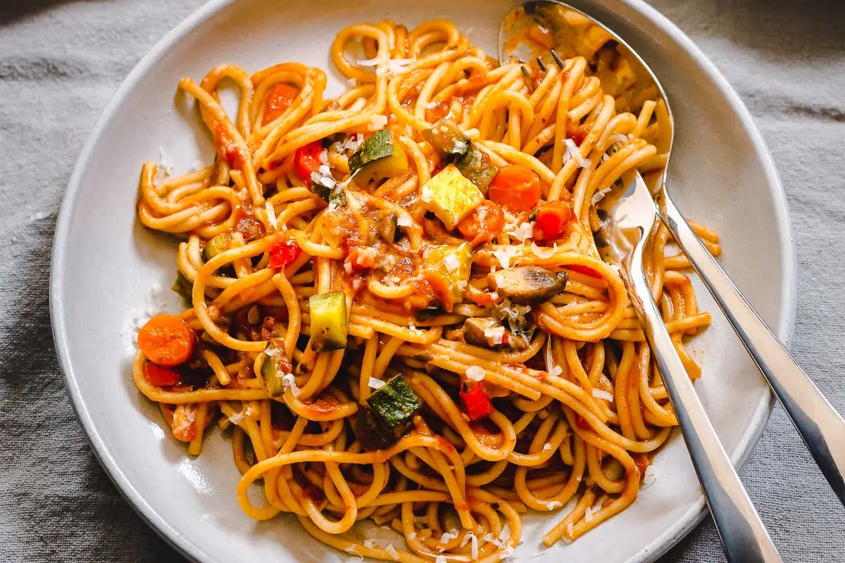Vegetable noodles
