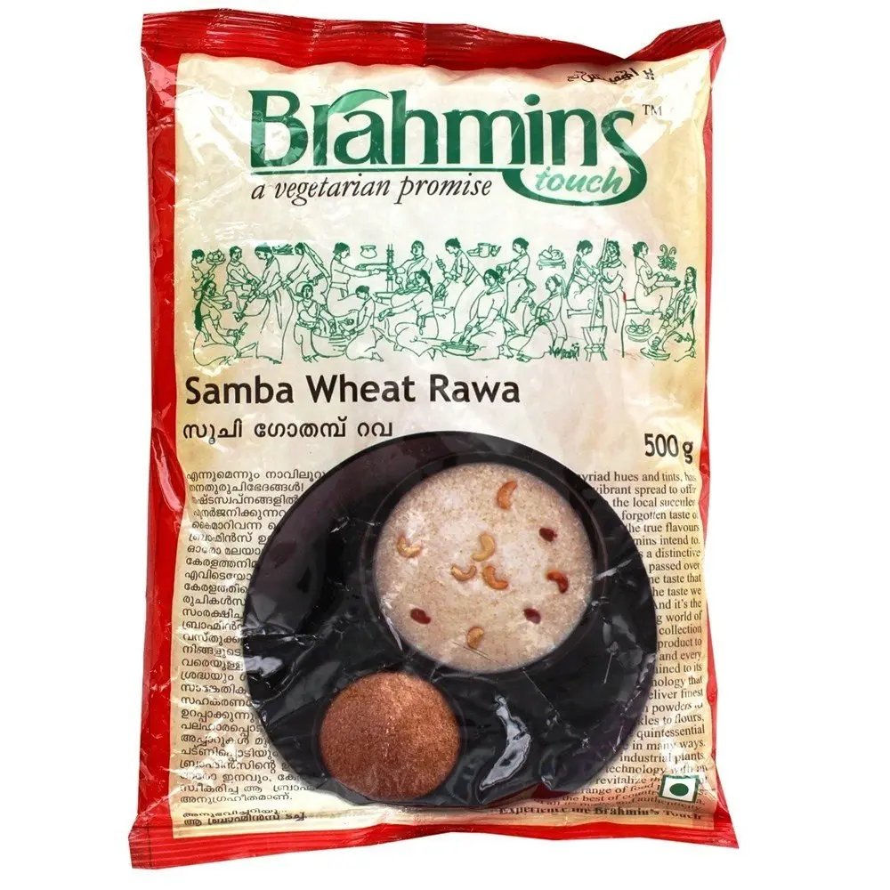 BRAHMINS BROKEN WHEAT RAWA 500G