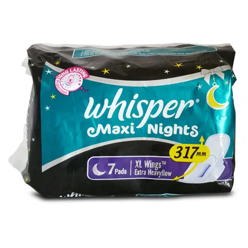 WHISPER MAXI NIGHTS 7 PADS