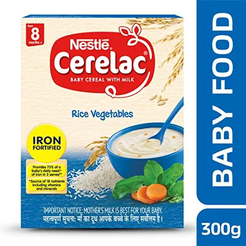 CERELAC STAGE 2,8 MONTH.RICE VEG