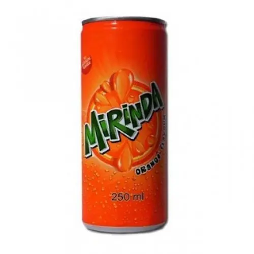 MIRINDA ORANGE FLAVOUR 250ML