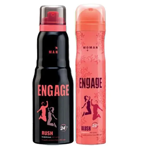 ENGAGE RUSH DEO 150ML 2 PACKET