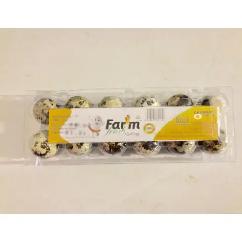 FARM FRESH QUIL EGGS 12 NOS
