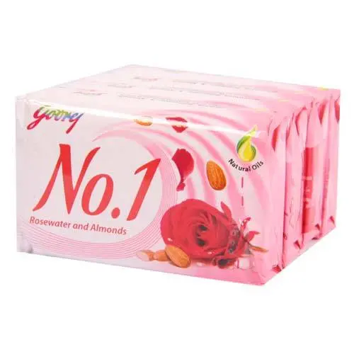 GODREJ ROSEWATER ALMOND 4X65G