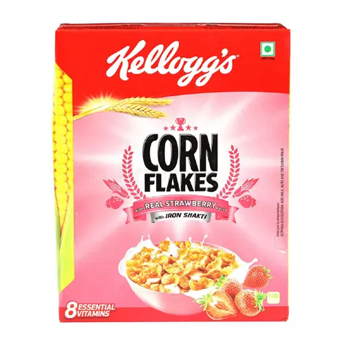 KELLOGG'S CORN FLAKES STRAWBERRY 275 GRAMS