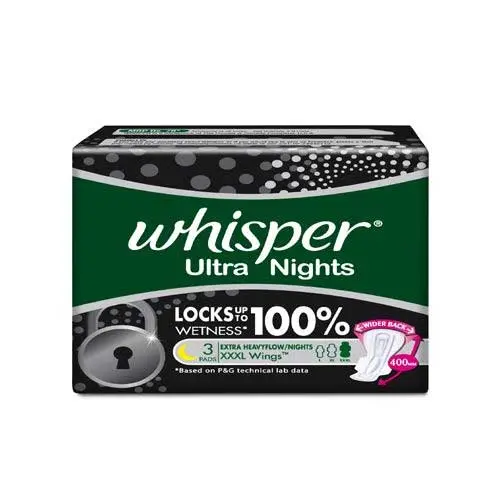 WHISPER ULTRA NIGHT XXXL 3PADS