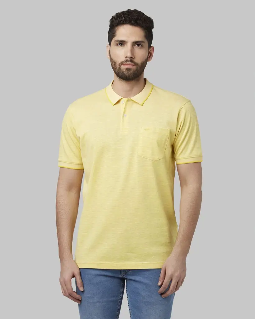 Medium Yellow Regular Fit T-Shirt