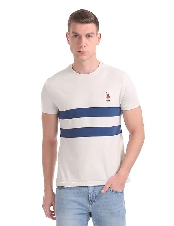 U.S. Polo Assn Crew Neck Striped T-Shirt