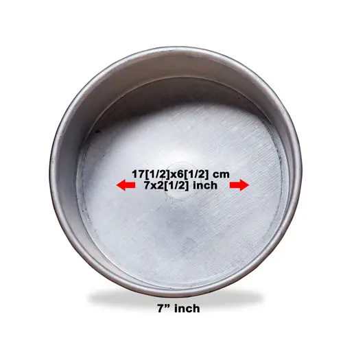 Round  cake mould 800gm - 7”inches....10%off