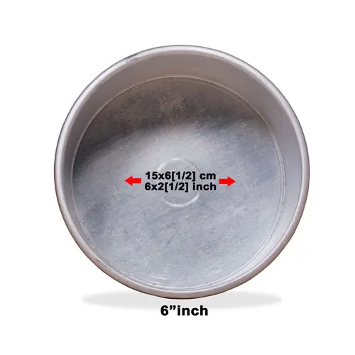 Round  cake mould 500gm - 6”inches......10%off