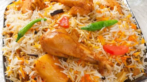 The punjabi special chicken biriyani