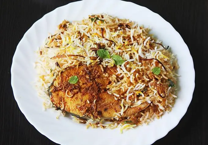 Fish biriyani