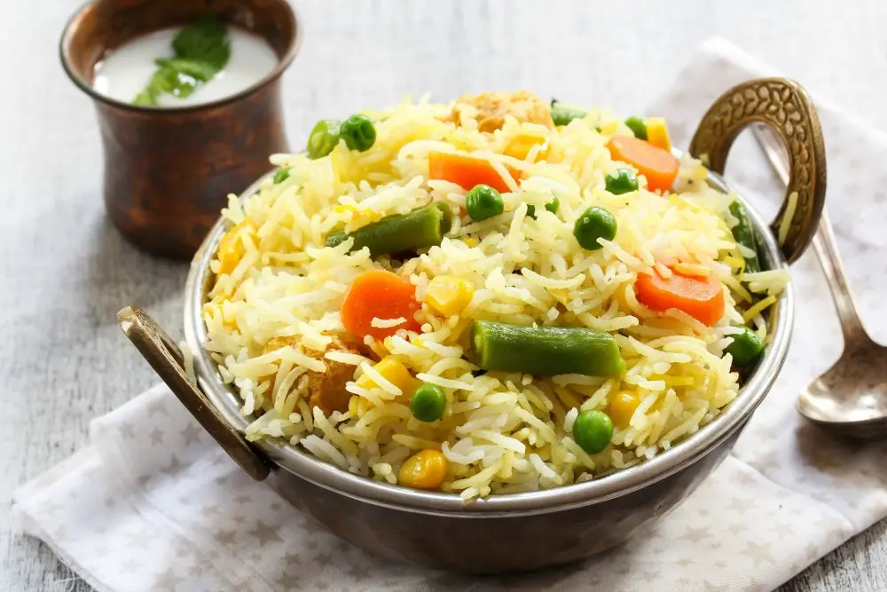 Vegetable biriyani