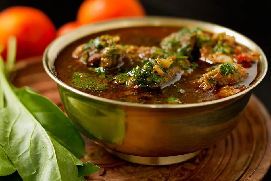 mutton palak