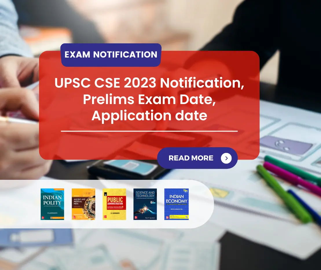 Upsc Cse 2023 Notification Prelims Exam Date Application Date