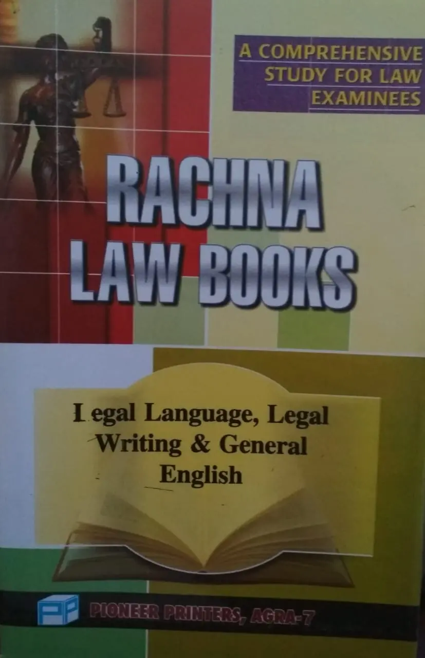 Rachna Law Books - Legal Language, Legal Writing & General English - Sunil Sharma & Dr. Nirupama Sharma