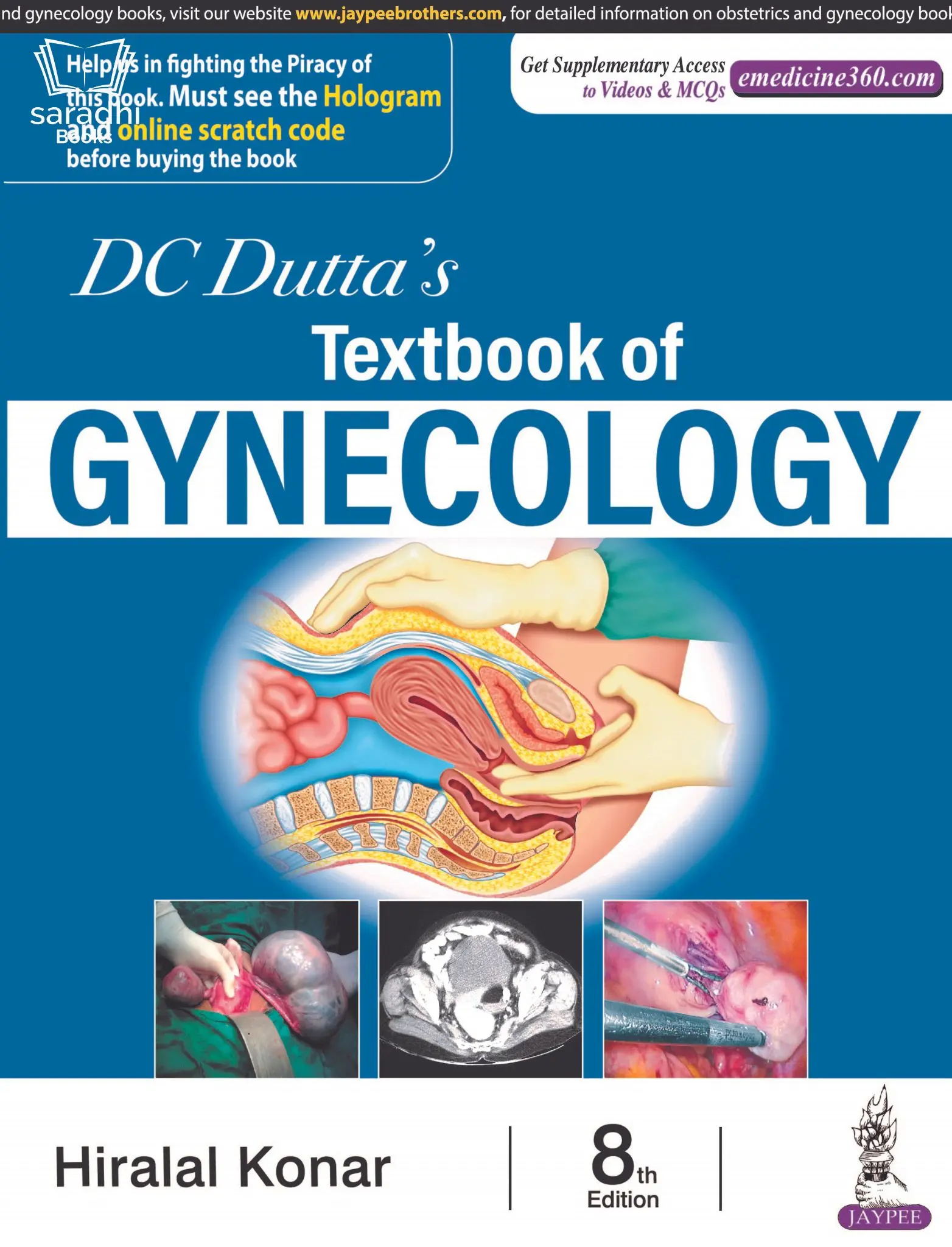 DC Dutta's Textbook of Gynecology  -  8th Edition