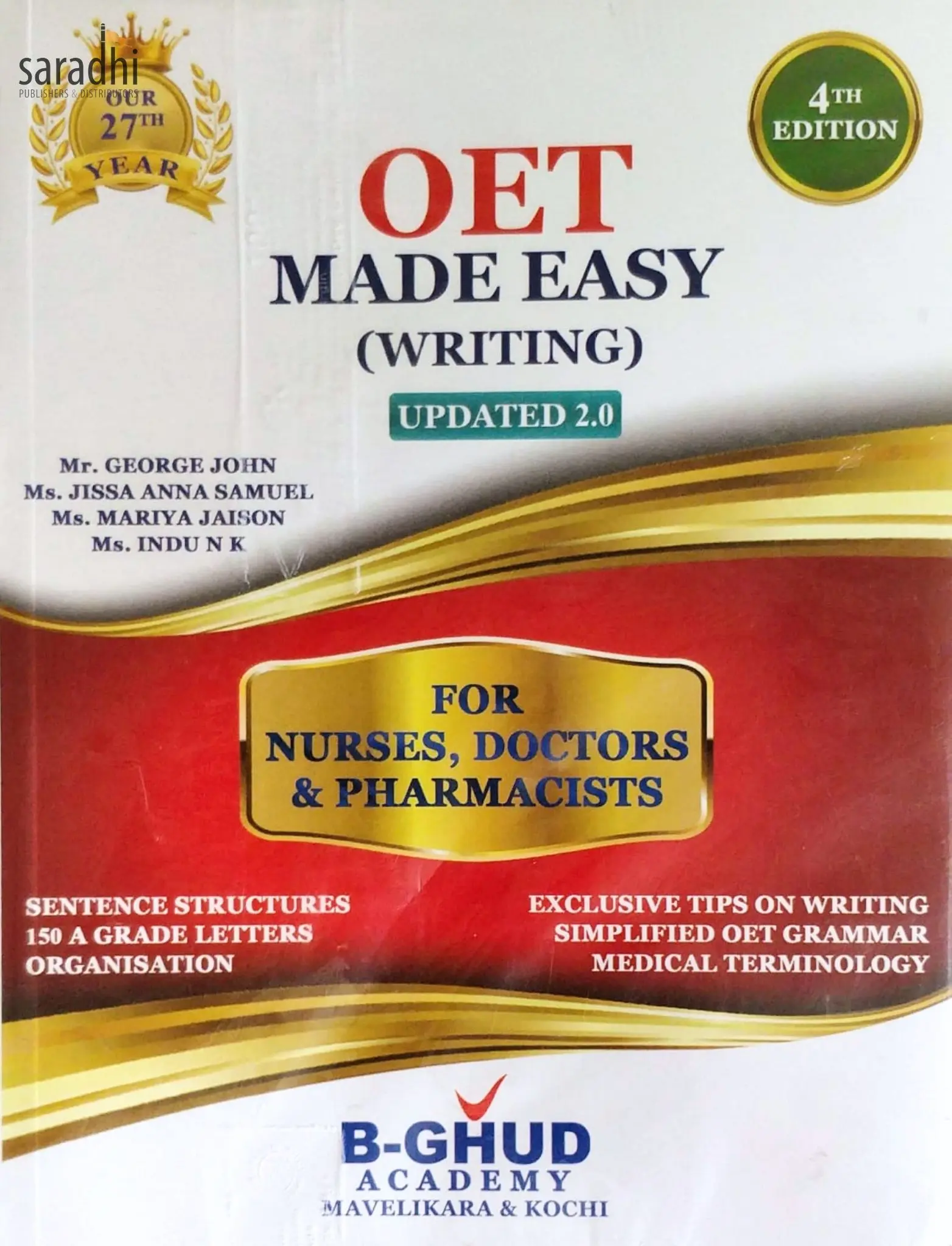 OET Made Easy Writing Updated 2.0 for Nurses, Doctors & Pharmacists | B-GHUD Academy