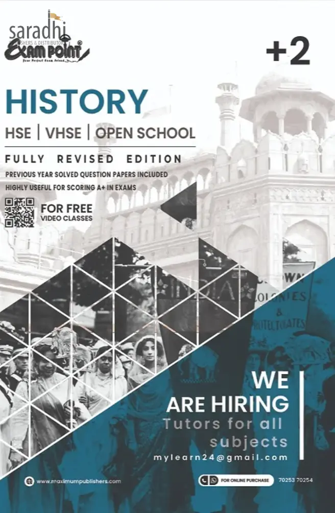 Plus Two Exam Point History for Kerala State Syllabus +2 HSE, VHSE, Open School 
