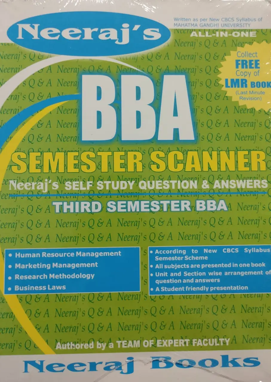BBA Semester Scanner-3rd sem- question bank
