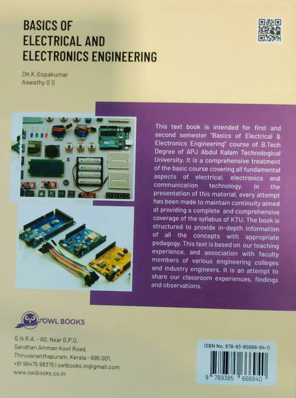 Basics Of Electrical And Electronics Engineering - For KTU Students