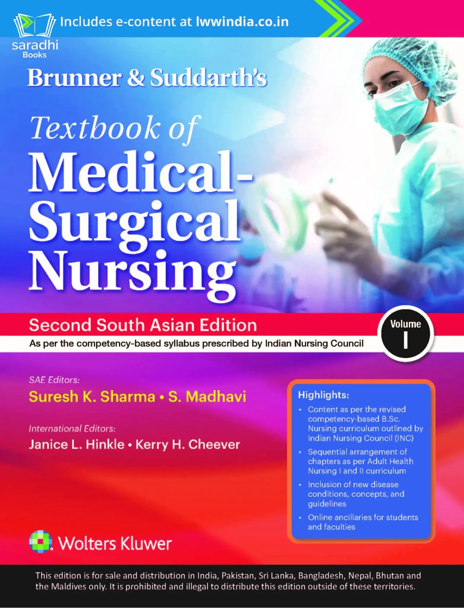 Brunner And Suddarth's Textbook Of Medical-Surgical Nursing (Volumes 1&2)