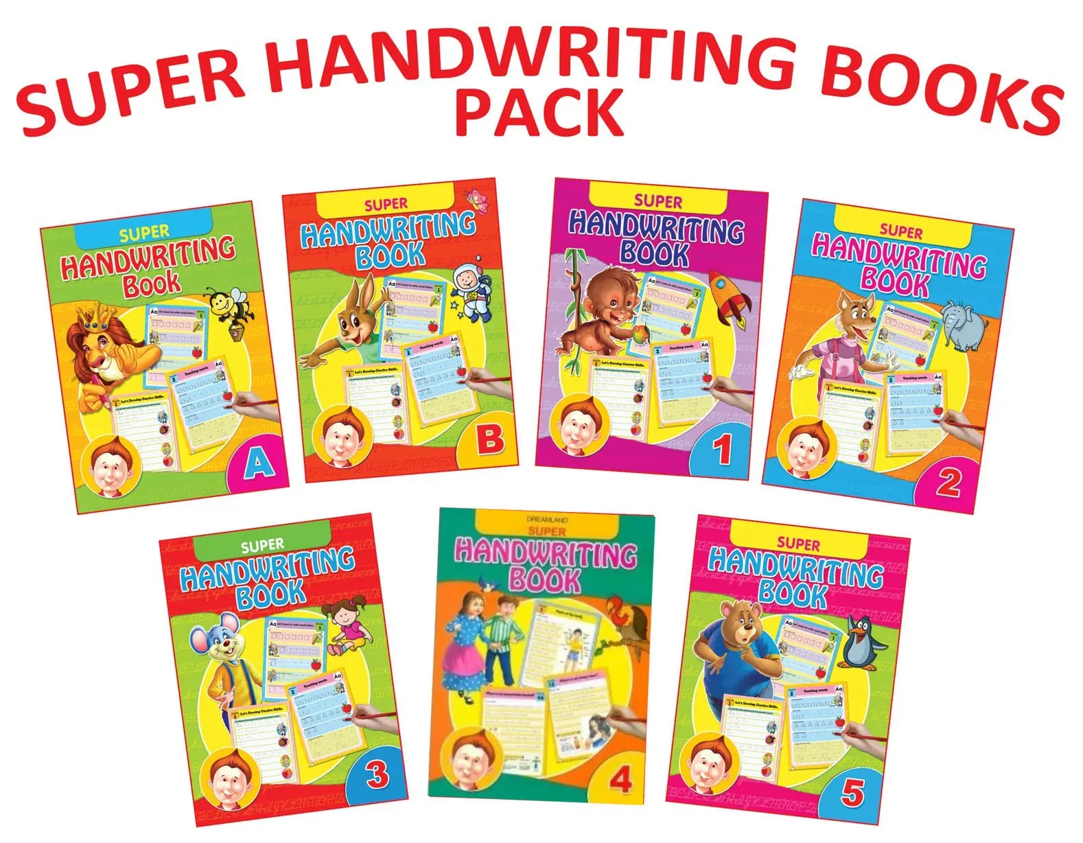 Super Handwriting Book Series Set Of All 7 Books