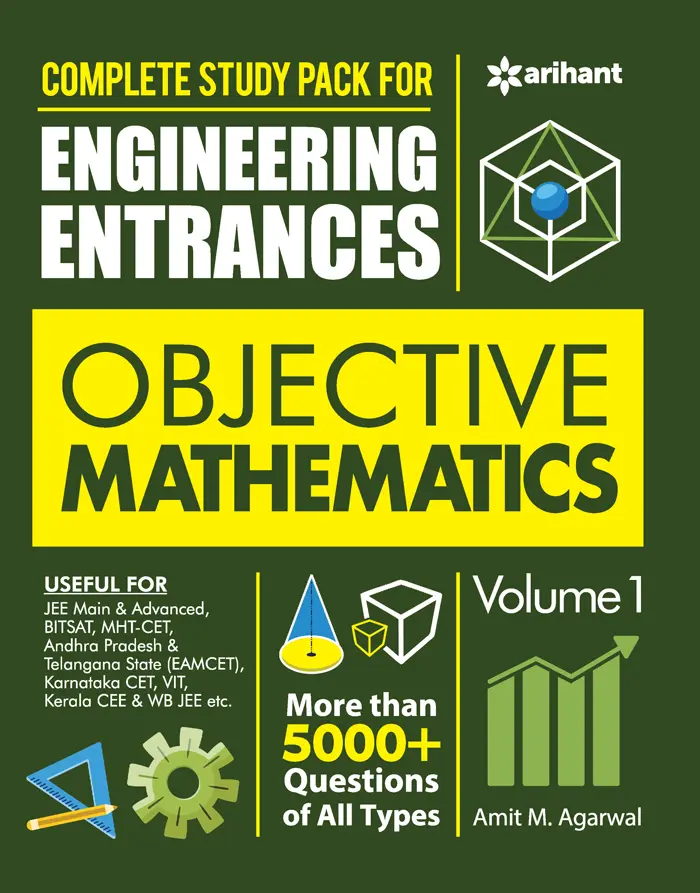 Arihant : Objective Mathematics For Engineering Entrances 2022 - Volume 1