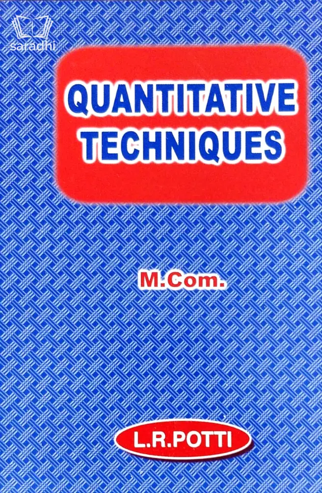 Quantitative Techniques (M.Com) L.R.Potti - MG University