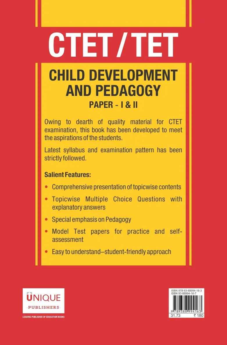 CTET/TET Child Development and Pedagogy