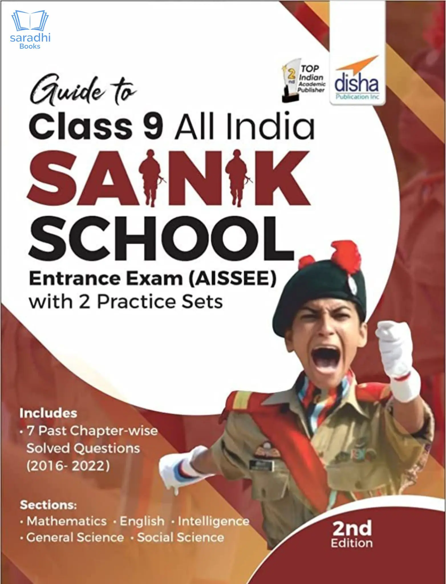 Guide to Class 9 All India SAINIK School Entrance Exam (AISSEE) with 2 Practice Sets - 2nd Edition