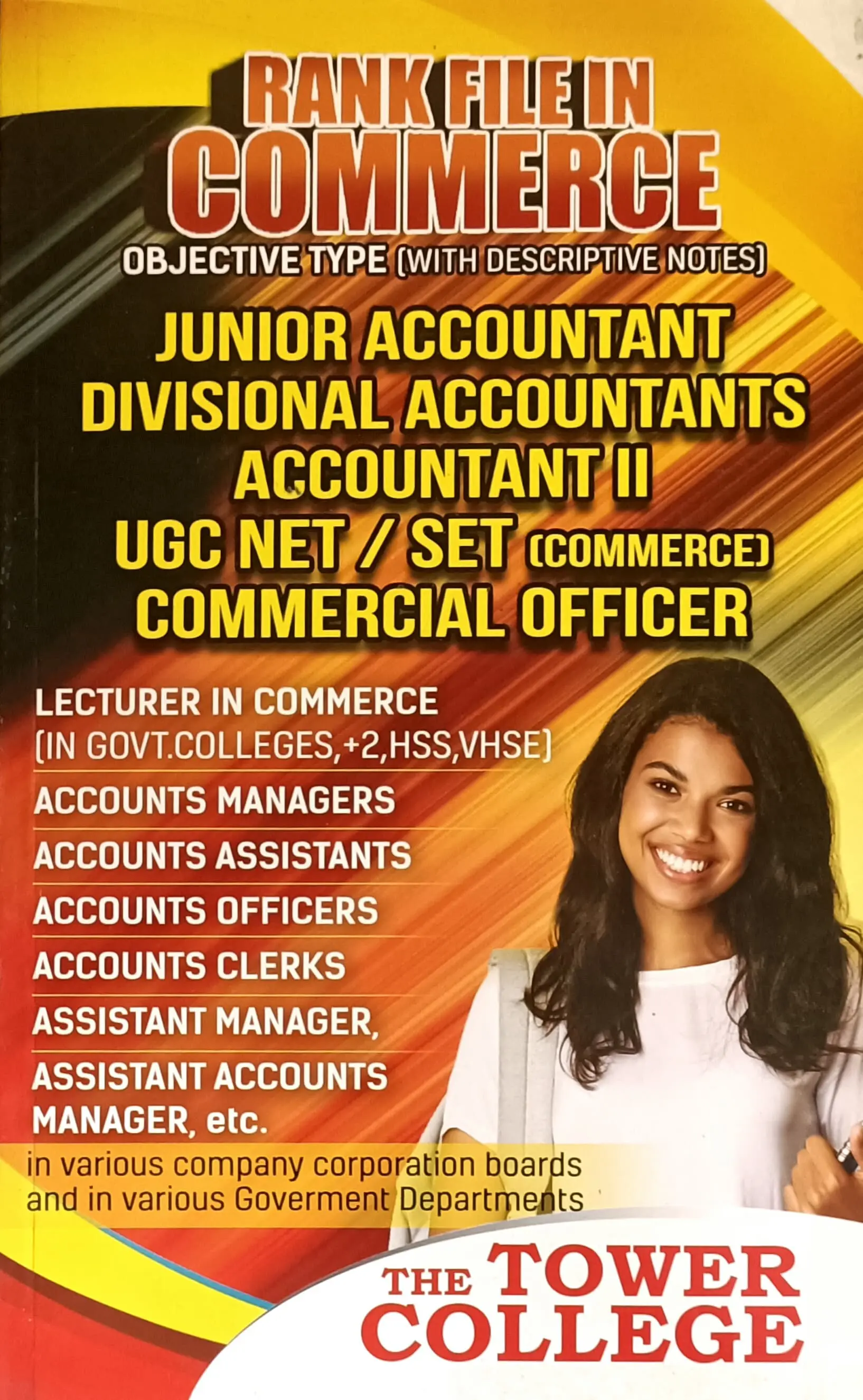  Divisional Accountant, Accountant II, UGC NET/SET (Commerce), Commercial Officer | Tower College