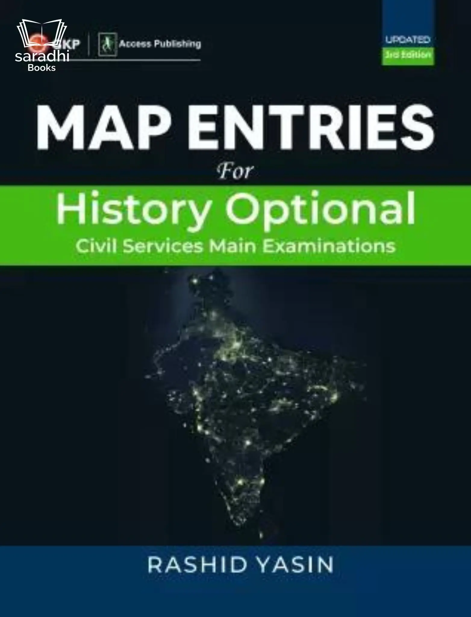 Map Entries for History Optional 3rd Edition | Rashid Yasin | GKP