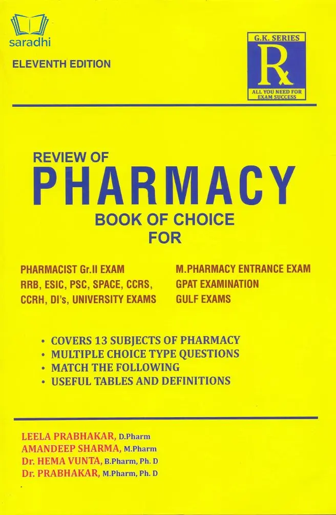 Review of Pharmacy - 11th Edition - Leela Prabhakar