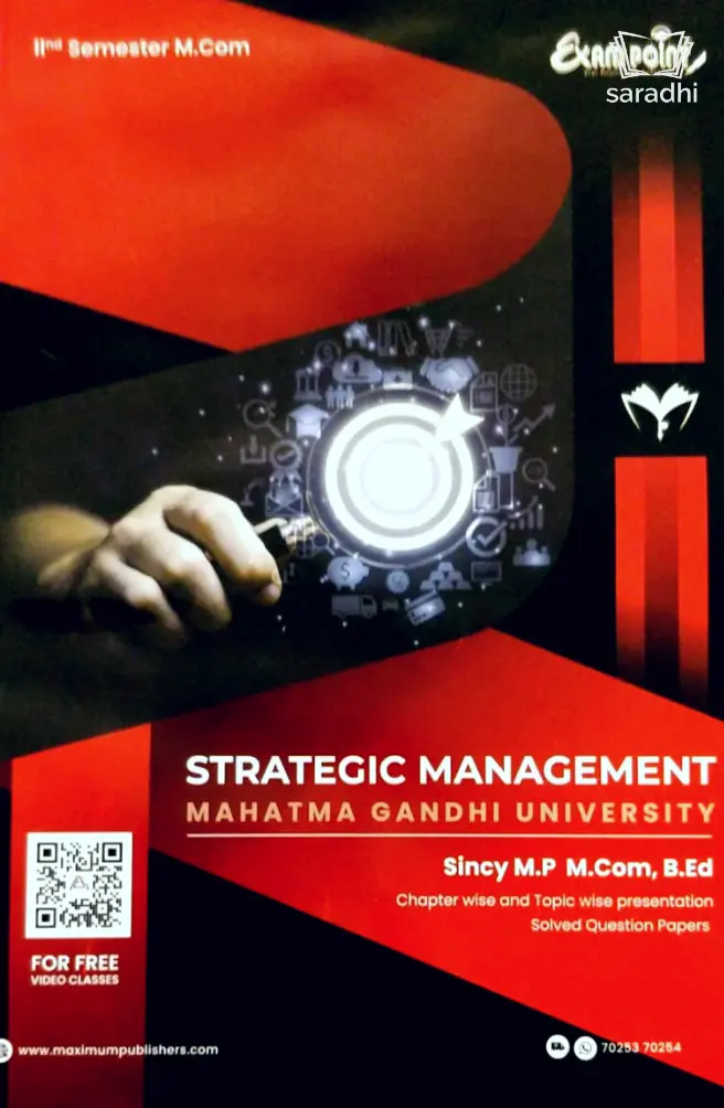 Strategic Management | Exam Point M.Com Semester 2 | MG University