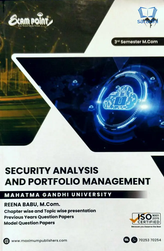 Security Analysis and Portfolio Management | Exam Point M.Com Semester 3 | MG University